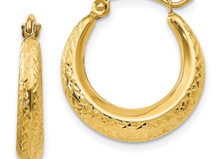 14k Yellow Gold Earrings Style SE2434 - Classique Jewelry Inc.