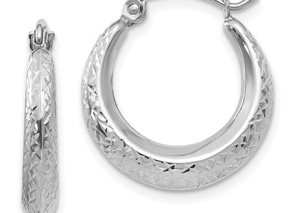 14k White Gold Earrings Style SE2435 - Classique Jewelry Inc.