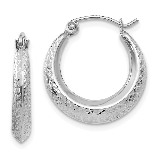 14k White Gold Earrings Style SE2435 - Classique Jewelry Inc.