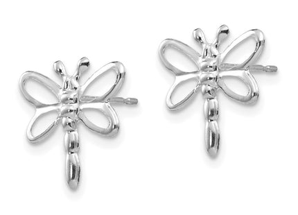 14k White Gold Earrings Style SE2451 - Classique Jewelry Inc.