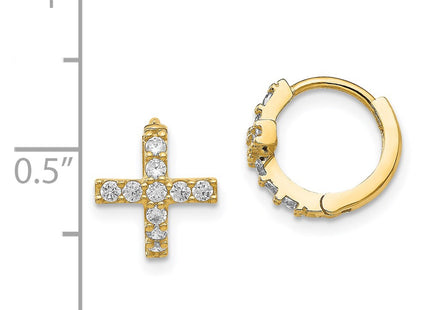 14k Yellow Gold Earrings Style SE2465 - Classique Jewelry Inc.