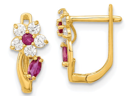 14k Yellow Gold Earrings Style SE2524 - Classique Jewelry Inc.
