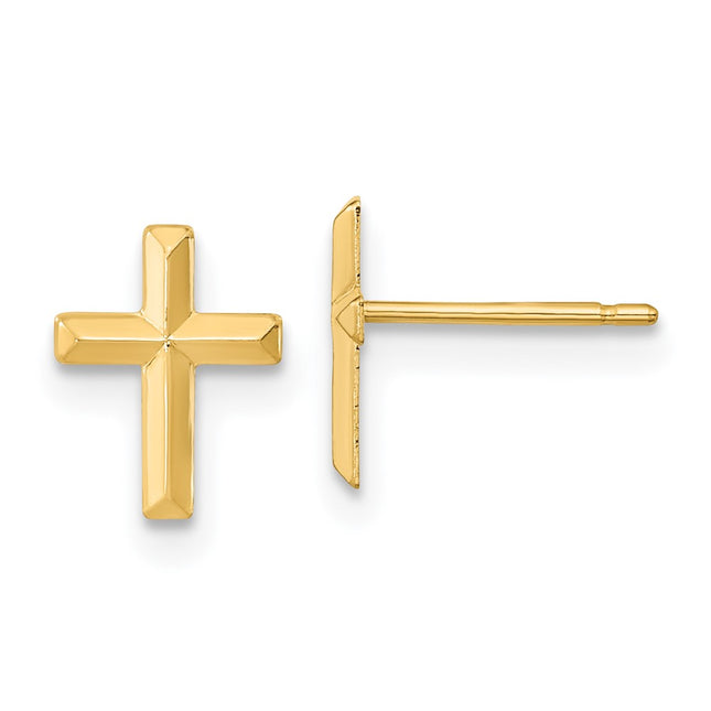 14k Yellow Gold Earrings Style SE2542 - Classique Jewelry Inc.