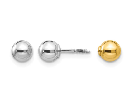 14K gold earrings