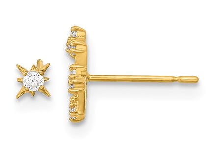 14k Yellow Gold Earrings Style SE2550 - Classique Jewelry Inc.