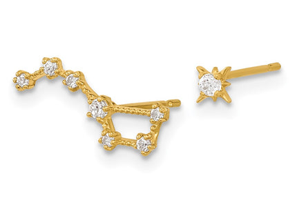 14k Yellow Gold Earrings Style SE2550 - Classique Jewelry Inc.