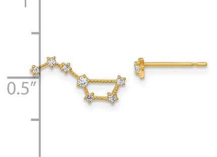 14k Yellow Gold Earrings Style SE2550 - Classique Jewelry Inc.