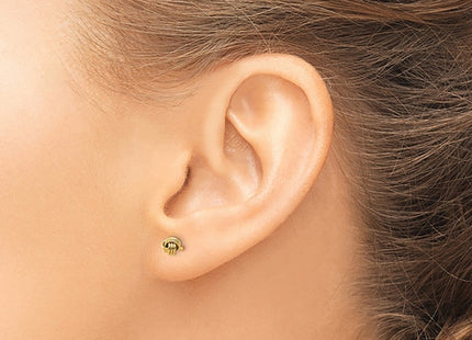 14k Yellow Gold Earrings Style SE2554 - Classique Jewelry Inc.