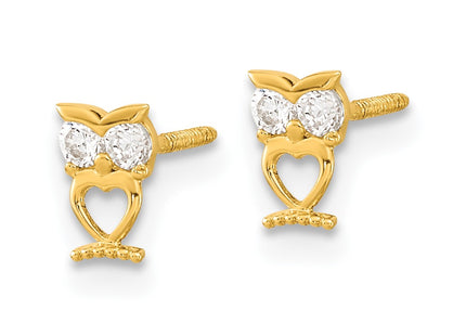 14k Yellow Gold Earrings Style SE2555 - Classique Jewelry Inc.