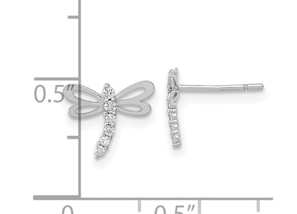 14k White Gold Earrings Style SE2559 - Classique Jewelry Inc.