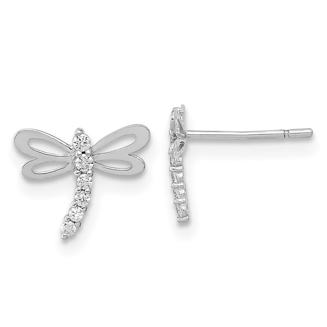 14k White Gold Earrings Style SE2559 - Classique Jewelry Inc.