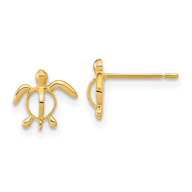 14k Yellow Gold Earrings Style SE2560 - Classique Jewelry Inc.
