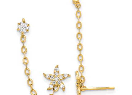 14k Yellow Gold Earrings Style SE2564 - Classique Jewelry Inc.
