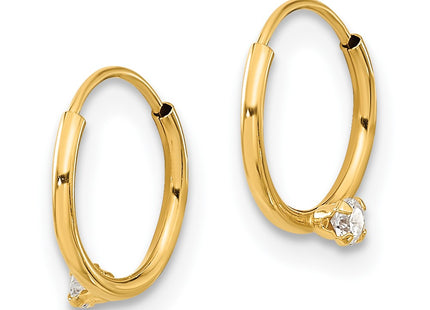 14k Yellow Gold Jewelry Style SE2576 - Classique Jewelry Inc.