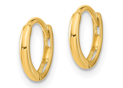 14k Madi K Polished Hinged Hoop Earrings (Style SE2579)