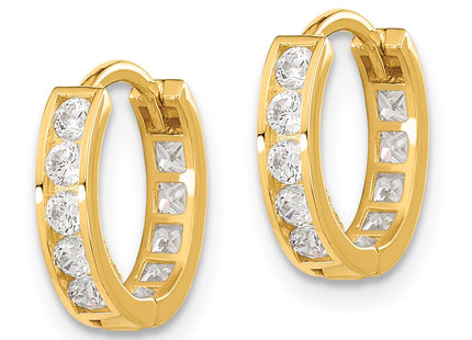 14k Yellow Gold Earrings Style SE2581 - Classique Jewelry Inc.