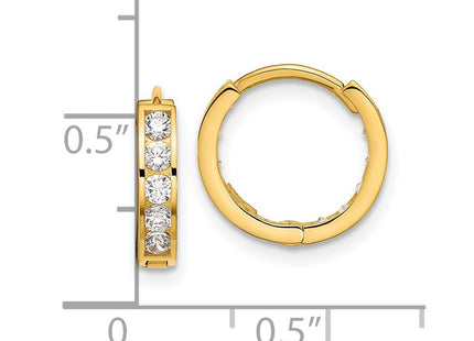 14k Yellow Gold Earrings Style SE2581 - Classique Jewelry Inc.