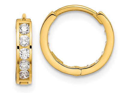 14k Yellow Gold Earrings Style SE2581 - Classique Jewelry Inc.