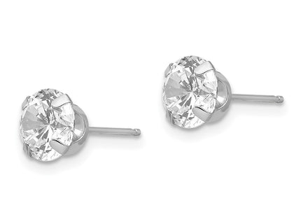 14k White Gold Earrings Style SE286 - Classique Jewelry Inc.