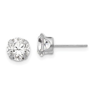 14k White Gold Earrings Style SE286 - Classique Jewelry Inc.