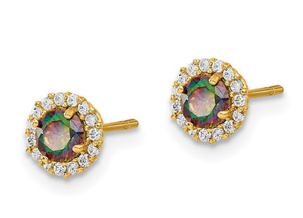 14k Yellow Gold Earrings Style SE2860 - Classique Jewelry Inc.