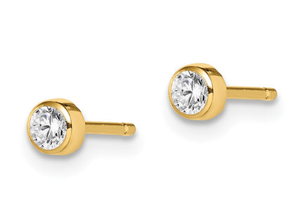 14k Yellow Gold Earrings Style SE2861 - Classique Jewelry Inc.