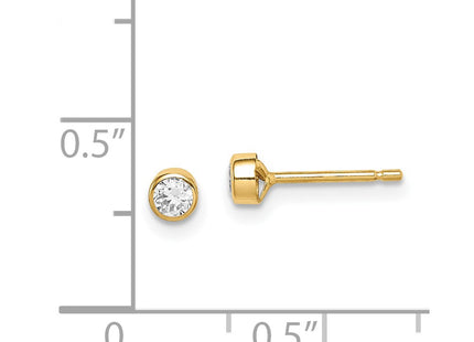 14k Yellow Gold Earrings Style SE2861 - Classique Jewelry Inc.