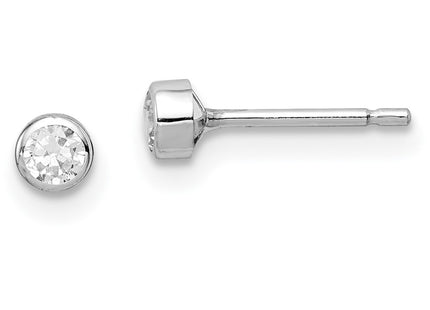 14k White Gold Earrings Style SE2862 - Classique Jewelry Inc.