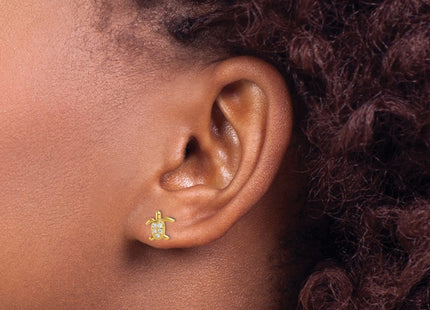 14k Yellow Gold Earrings Style SE2887 - Classique Jewelry Inc.