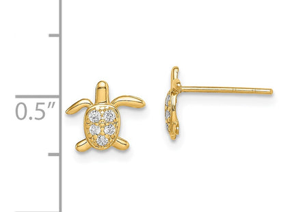 14k Yellow Gold Earrings Style SE2887 - Classique Jewelry Inc.