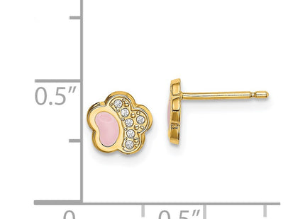 14k Yellow Gold Earrings Style SE2895 - Classique Jewelry Inc.