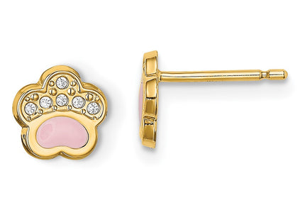 14k Yellow Gold Earrings Style SE2895 - Classique Jewelry Inc.