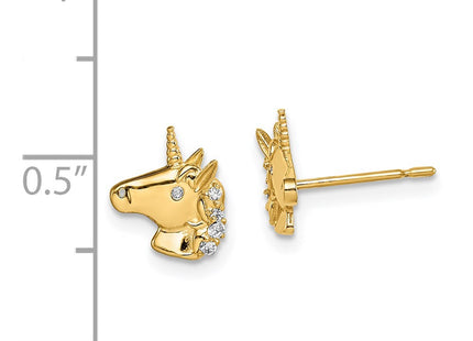 14k Yellow Gold Earrings Style SE2899 - Classique Jewelry Inc.