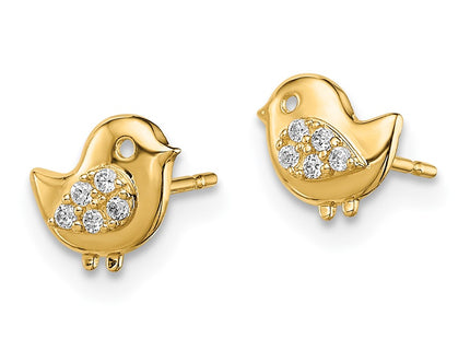 14k Yellow Gold Earrings Style SE2900 - Classique Jewelry Inc.