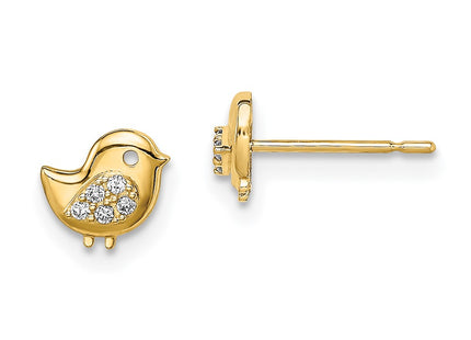 14k Yellow Gold Earrings Style SE2900 - Classique Jewelry Inc.