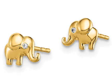 14k Yellow Gold Earrings Style SE2902 - Classique Jewelry Inc.