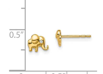 14k Yellow Gold Earrings Style SE2902 - Classique Jewelry Inc.