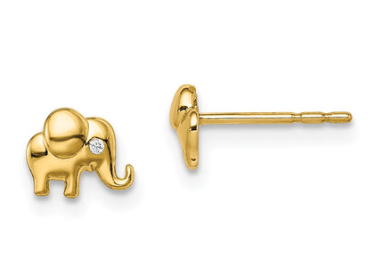 14k Yellow Gold Earrings Style SE2902 - Classique Jewelry Inc.