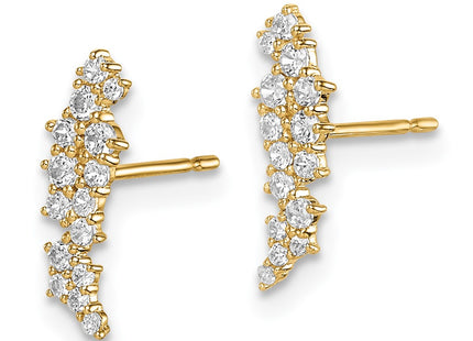 14k Yellow Gold Earrings Style SE2908 - Classique Jewelry Inc.