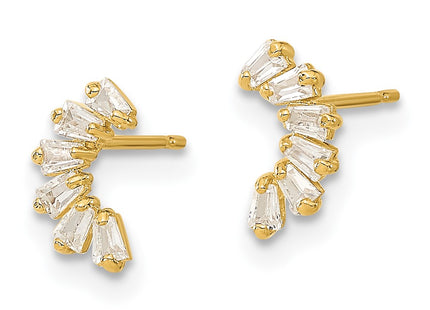 14k Yellow Gold Earrings Style SE2912 - Classique Jewelry Inc.