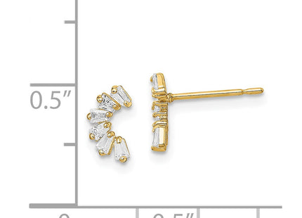 14k Yellow Gold Earrings Style SE2912 - Classique Jewelry Inc.