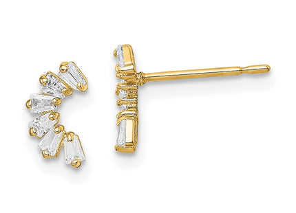 14k Yellow Gold Earrings Style SE2912 - Classique Jewelry Inc.