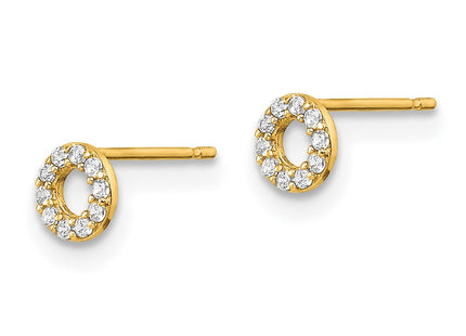 14k Yellow Gold Earrings Style SE2913 - Classique Jewelry Inc.