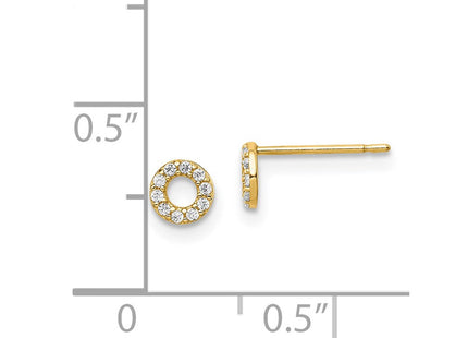 14k Yellow Gold Earrings Style SE2913 - Classique Jewelry Inc.