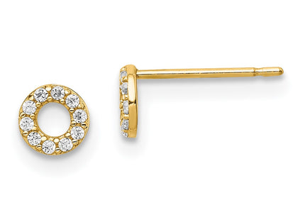 14k Yellow Gold Earrings Style SE2913 - Classique Jewelry Inc.