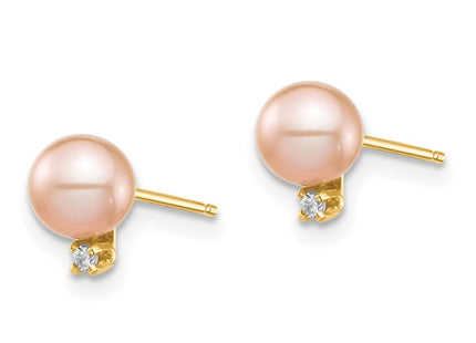 14k Yellow Gold Earrings Style SE2925 - Classique Jewelry Inc.