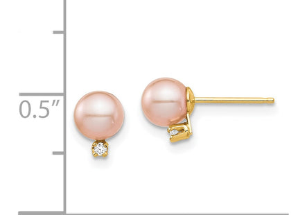 14k Yellow Gold Earrings Style SE2925 - Classique Jewelry Inc.