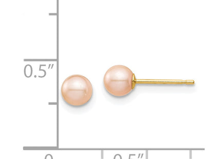 14k Yellow Gold Earrings Style SE2927 - Classique Jewelry Inc.