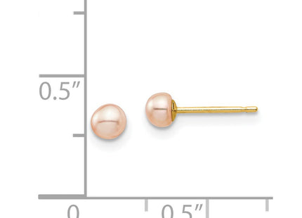 14k Yellow Gold Earrings Style SE2934 - Classique Jewelry Inc.