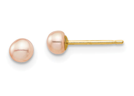14k Yellow Gold Earrings Style SE2934 - Classique Jewelry Inc.